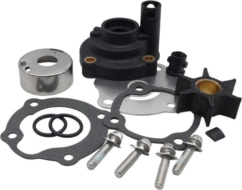 QUICKMARINE 395270 Boat Water Pump Impeller Repair Kit for Johnson Evinrude 18-28 HP Outboard Motors replaces 0395270 395271 Sierra 18-3383 Marine Engine - Image 1
